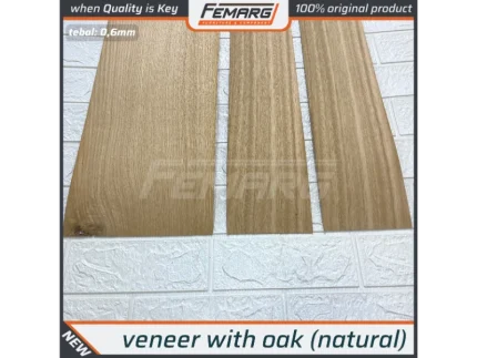 veneer with oak natural